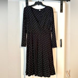 NWT Old Navy Polka Dot ¾ Sleeve Mid Length Dress